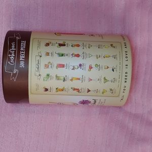 PUZZLE Cocktail Lover 500 pc  19.7”x13.8” + Poster Adults BRAND NEW SEALED